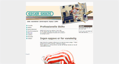 Desktop Screenshot of esser-skilte.dk