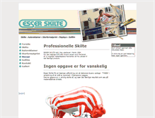 Tablet Screenshot of esser-skilte.dk